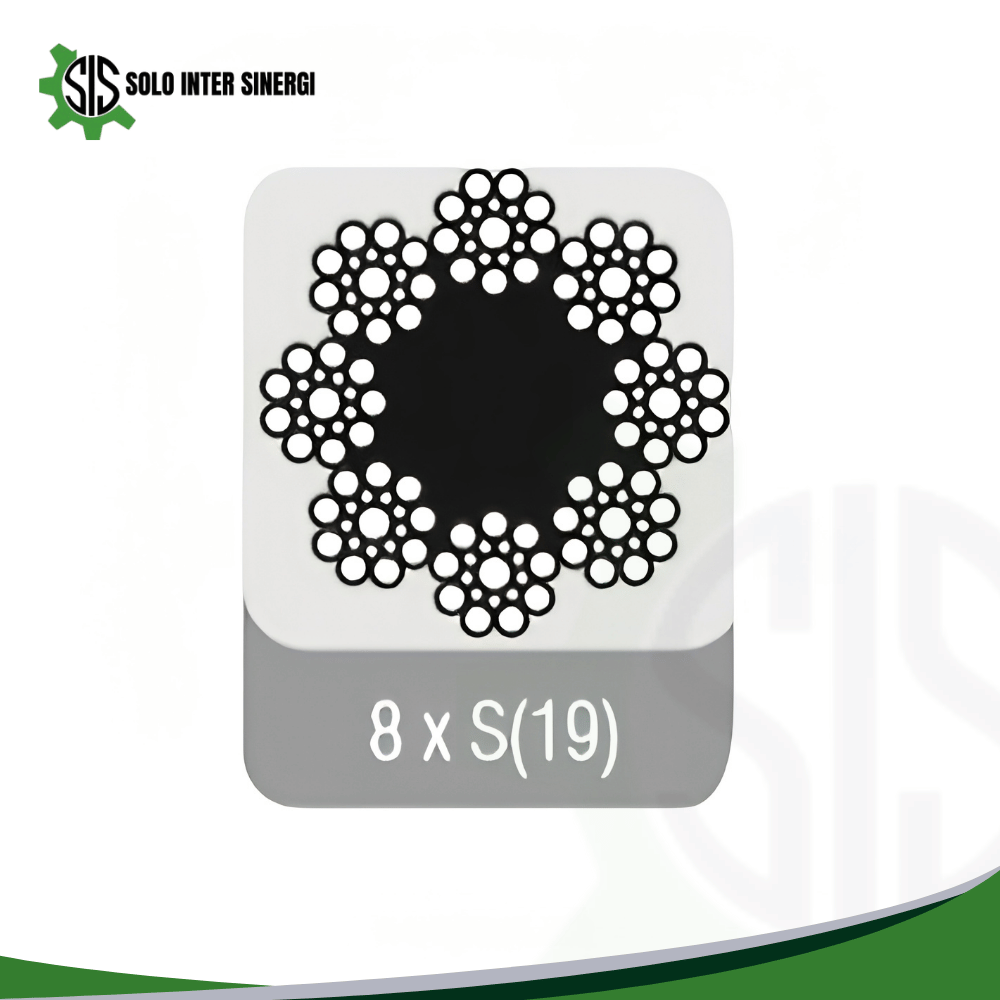 8 Strands Elevator Wire Rope 8 x S(19)