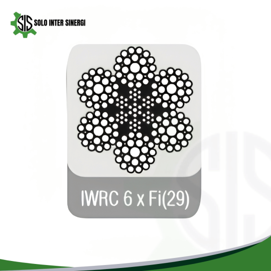 IWRC(Independent Wire Rope Core) Parallel Lay Rope IWRC 6xFi(29)