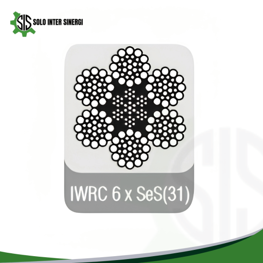 IWRC(Independent Wire Rope Core) Parallel Lay Rope IWRC 6xSeS(31)