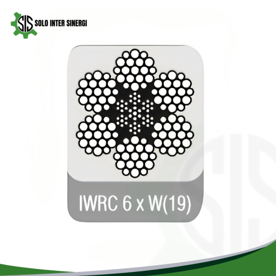 IWRC(Independent Wire Rope Core) Parallel Lay Rope IWRC 6xW(19)
