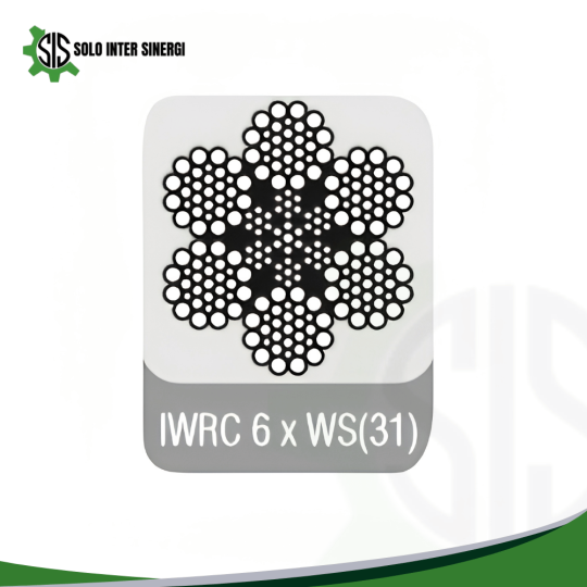 IWRC(Independent Wire Rope Core) Parallel Lay Rope IWRC 6xWS(31)