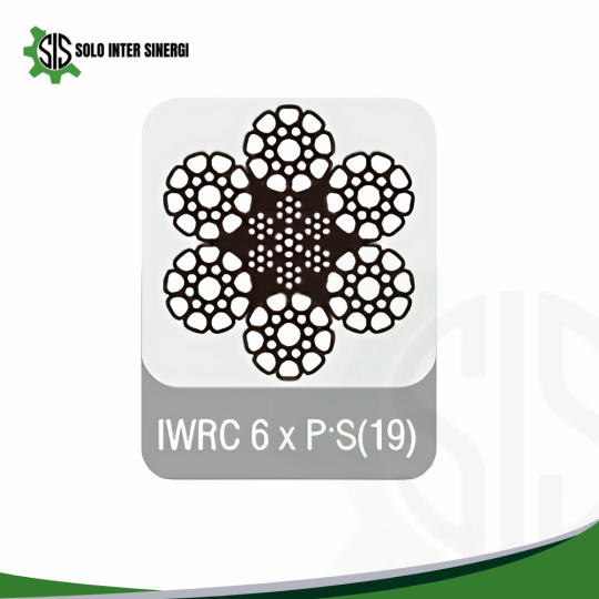 IWRC(Independent Wire Rope Core) Wire Rope with Profile Wires IWRC 6 x P.S(19)