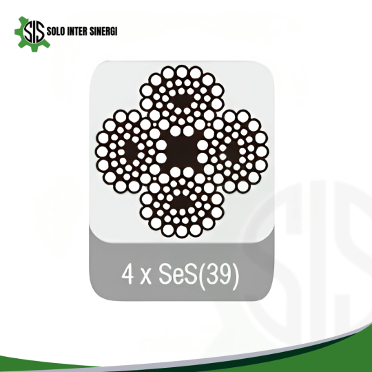 Special Profile Wire Rope - Compacted 4 x SeS(39)