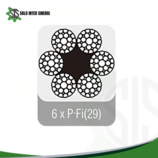 Wire Rope with Profile Wires 6 x P.Fi(29)
