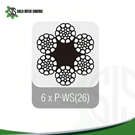 Wire Rope with Profile Wires 6 x P.WS(26)